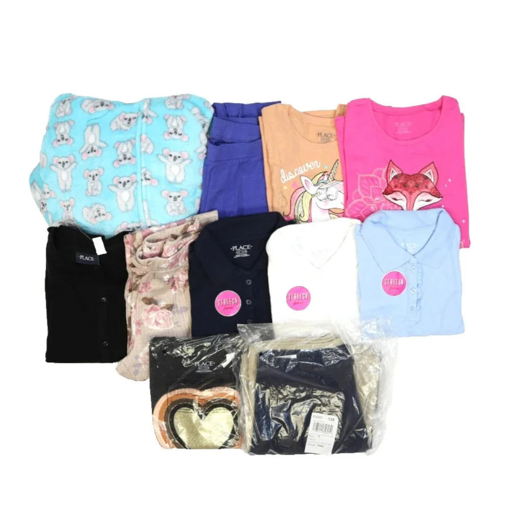 The Childrens Place Lot Of 12 Girls Size Large 10/12 Mixed Season Tops Bottoms